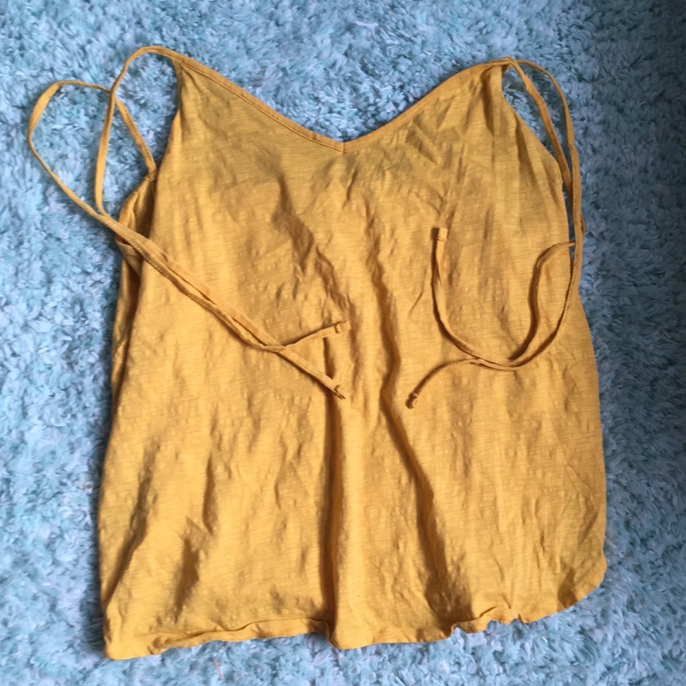H&M over the shoulder tie shirt